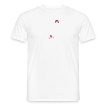J’peux pas j'ai salsa - T-shirt homme - blanc - Devant - AI Model Male 178 dark (178cm)