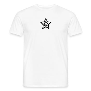 stern_20 - Männer T-Shirt - Weiß - Vorne - AI Model Male 178 dark (178cm)