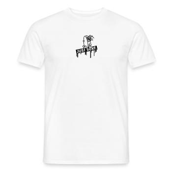 just_surf_baby_graffiti - T-shirt homme - blanc - Devant - AI Model Male 178 dark (178cm)