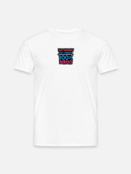 100 Procent Perfect - T-shirt homme - blanc
