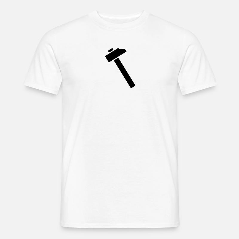 Hammer - Männer T-Shirt - Weiß