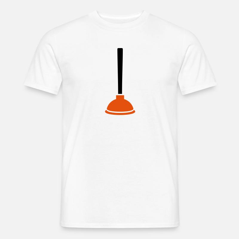 Klempner - Männer T-Shirt - Weiß