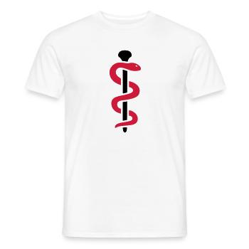 Médecine - T-shirt homme - blanc - Devant - AI Model Male 178 dark (178cm)