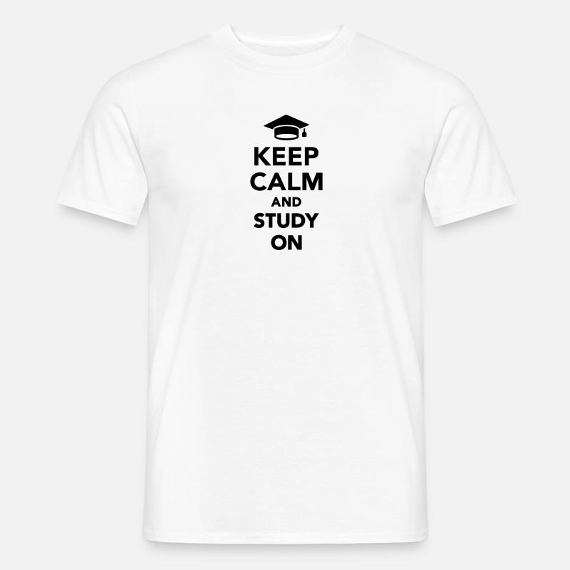 Studieren - Männer T-Shirt - Weiß