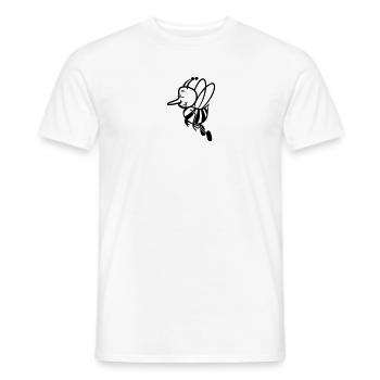Biene fliegen süss - Männer T-Shirt - Weiß - Vorne - AI Model Male 178 dark (178cm)