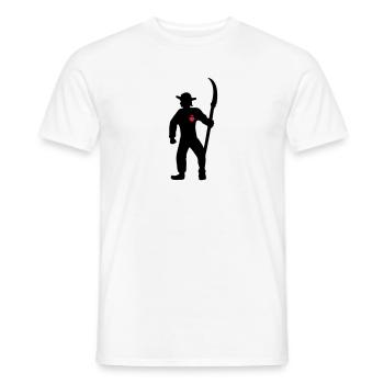dessin chouan de Vendée symbole vendéen - T-shirt homme - blanc - Devant - AI Model Male 178 dark (178cm)