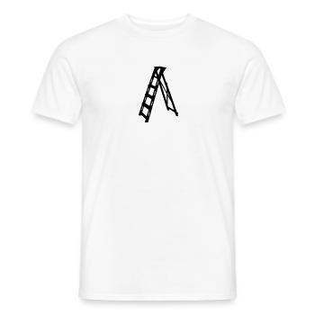 Leiter - Männer T-Shirt - Weiß - Vorne - AI Model Male 178 dark (178cm)