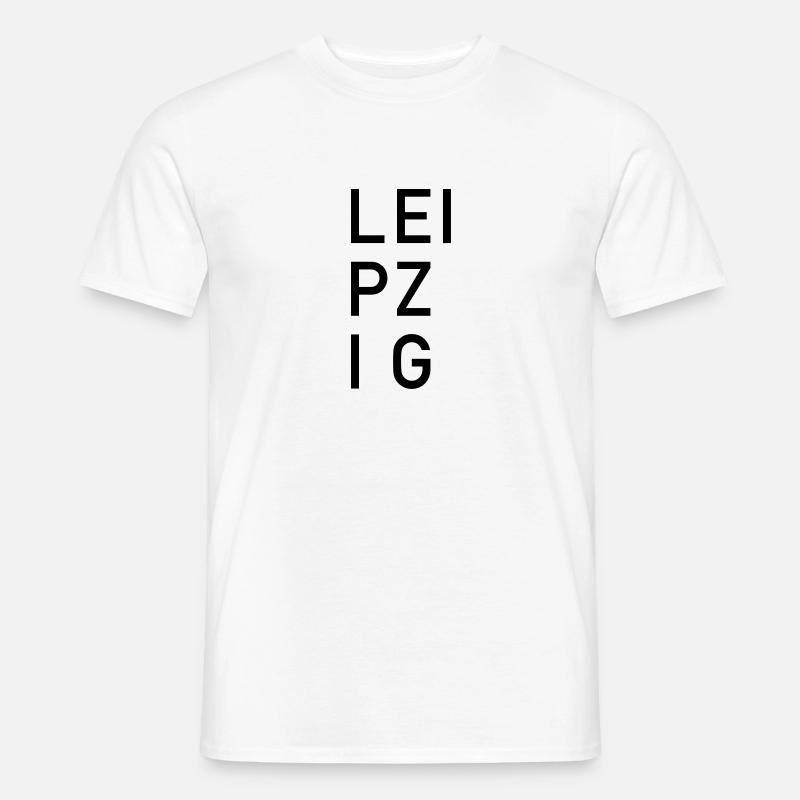 Leipzig - Männer T-Shirt - Weiß