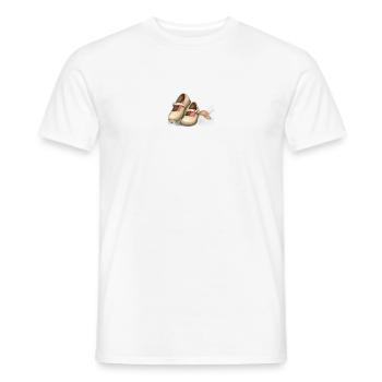 Baby Schuh Wiesenillustration - Männer T-Shirt - Weiß - Vorne - AI Model Male 178 dark (178cm)