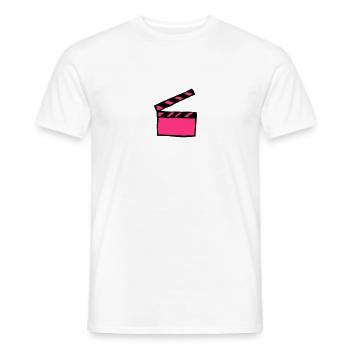 Flap de film - sw - felwet - T-shirt homme - blanc - Devant - AI Model Male 178 dark (178cm)