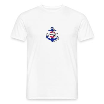 fischkopp - Männer T-Shirt - Weiß - Vorne - AI Model Male 178 dark (178cm)