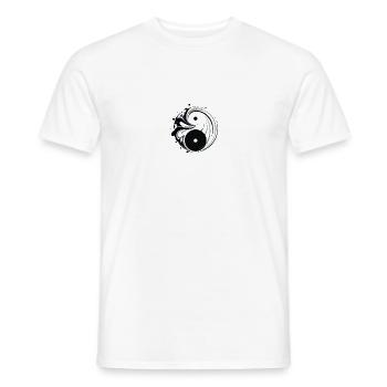 Yin Yang - Männer T-Shirt - Weiß - Vorne - AI Model Male 178 dark (178cm)