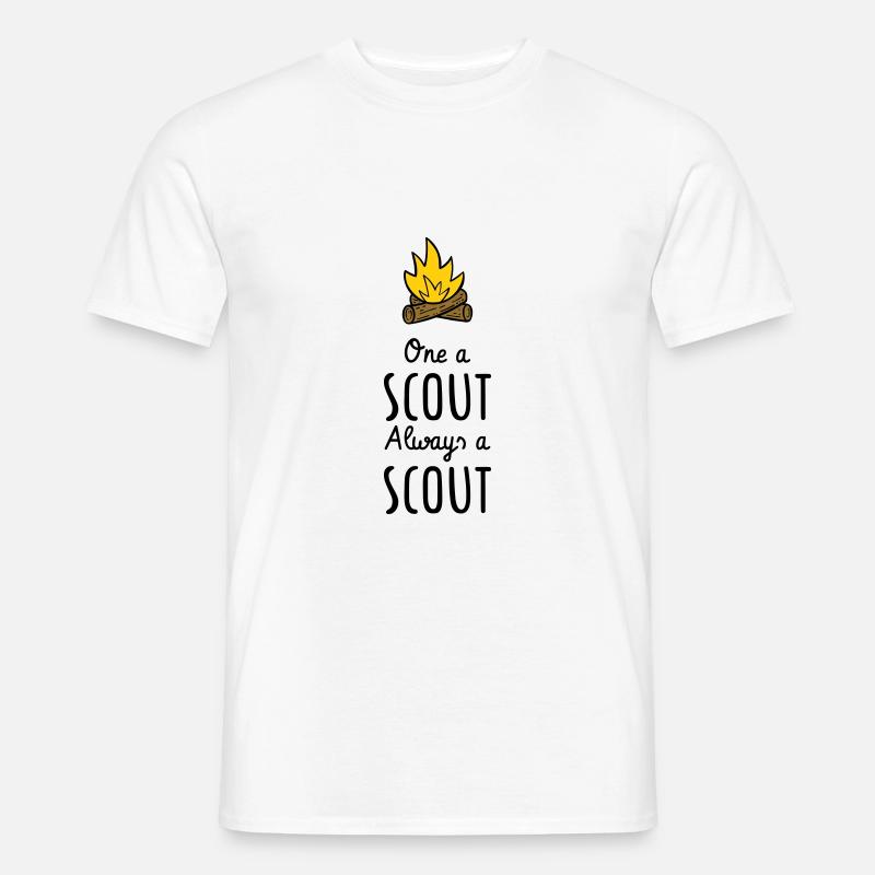 Uno scout Sempre uno scout - T-shirt uomo - bianco