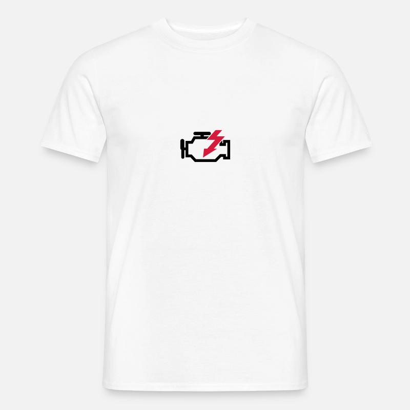 Broken Engine - Motor kaputt - Männer T-Shirt - Weiß