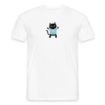 Lass dich umarmen. Kätzchen will gedrückt werde. - Männer T-Shirt - Weiß - Vorne - AI Model Male 178 dark (178cm)