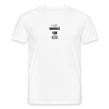 Motorrad Gemisch 1.50 Bier - Männer T-Shirt - Weiß - Vorne - AI Model Male 178 dark (178cm)