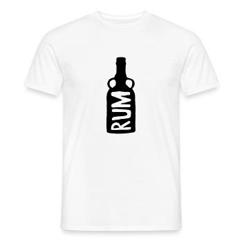 Rum - Männer T-Shirt - Weiß - Vorne - AI Model Male 178 dark (178cm)