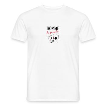 Expert Rami - T-shirt homme - blanc - Devant - AI Model Male 178 dark (178cm)