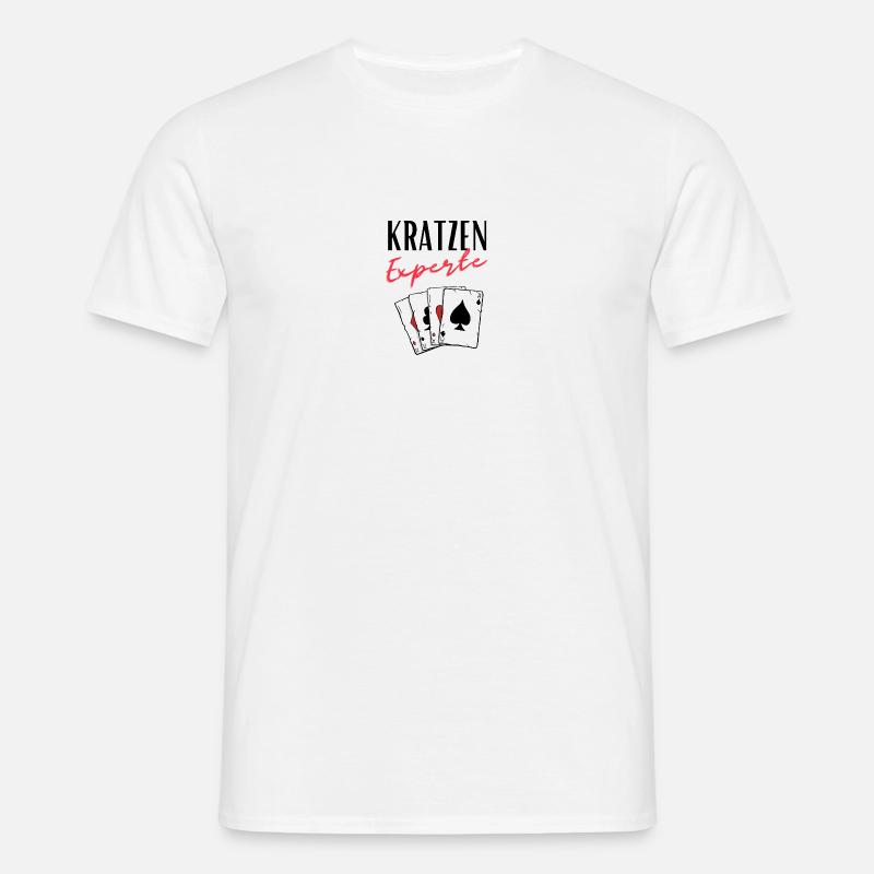 Scratching expert - Men's T-Shirt - white