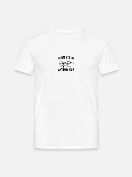 Antonov An-2 Flugzeug Doppeldecker UdSSR Geschenk - Männer T-Shirt - Weiß