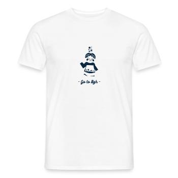 Bigoudène Joyeuse - T-shirt homme - blanc - Devant - AI Model Male 178 dark (178cm)
