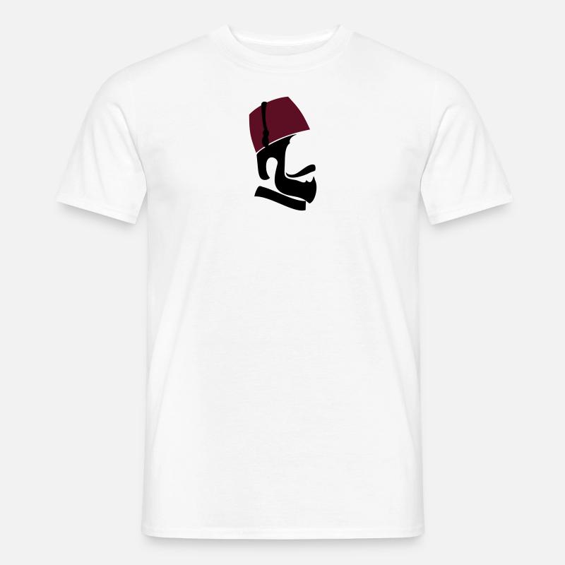 Ottoman Man - Männer T-Shirt - Weiß