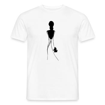 Braut - Männer T-Shirt - Weiß - Vorne - AI Model Male 178 dark (178cm)