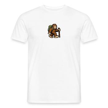 Dschungelpfad Affe Wanderer - Männer T-Shirt - Weiß - Vorne - AI Model Male 178 dark (178cm)