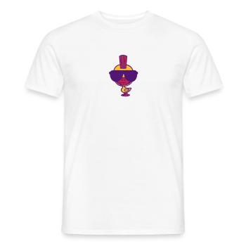 Punkente - Männer T-Shirt - Weiß - Vorne - AI Model Male 178 dark (178cm)