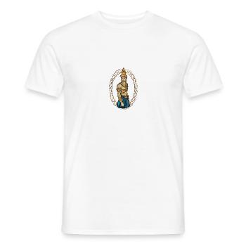 Cambodge Guerrier Khmer Épée Drapeau I Cadeau - T-shirt homme - blanc - Devant - AI Model Male 178 dark (178cm)