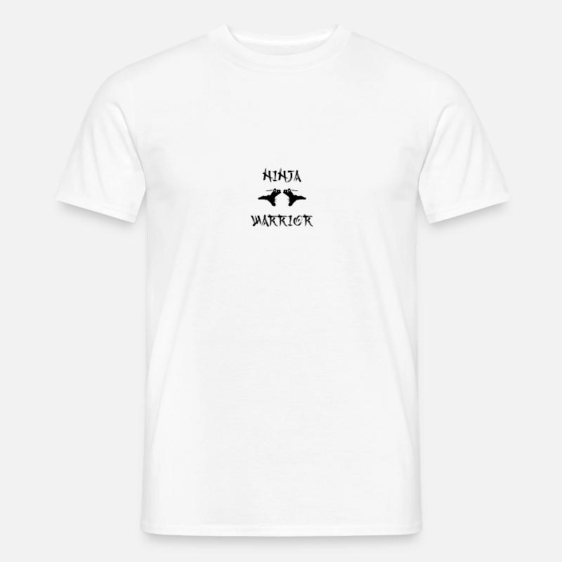 Ninja Warrior - Männer T-Shirt - Weiß