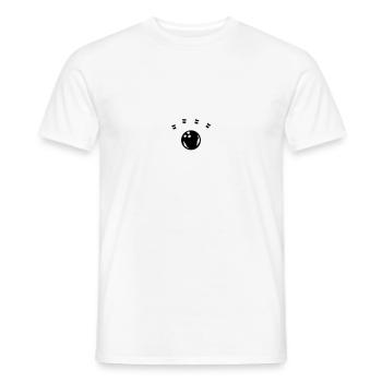 Bowling - Männer T-Shirt - Weiß - Vorne - AI Model Male 178 dark (178cm)