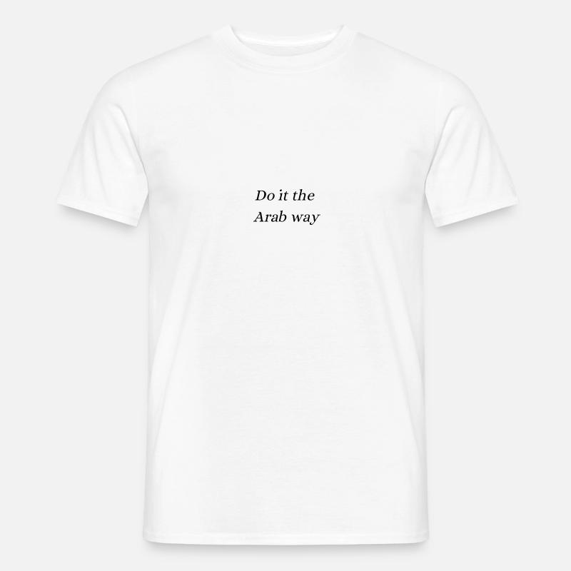 Arab Way - Männer T-Shirt - Weiß