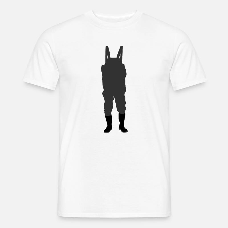 Waders Explorer – Wadden Adventure - Männer T-Shirt - Weiß