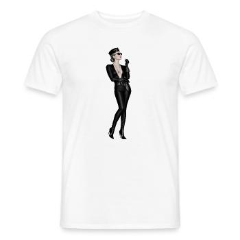 TÖDLICHE VERFÜHRERIN - Männer T-Shirt - Weiß - Vorne - AI Model Male 178 dark (178cm)