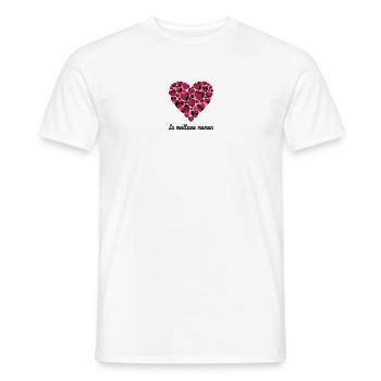 la meilleure maman - Männer T-Shirt - Weiß - Vorne - AI Model Male 178 dark (178cm)