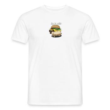 Burgir - T-shirt homme - blanc - Devant - AI Model Male 178 dark (178cm)