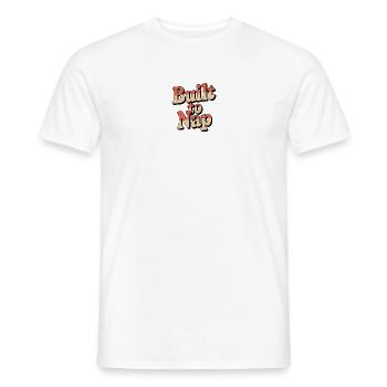 Built to Nap - Männer T-Shirt - Weiß - Vorne - AI Model Male 178 dark (178cm)