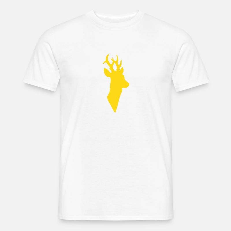 Rehbock - Männer T-Shirt - Weiß