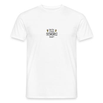 Wine spritzer Schorle Badisch - Men's T-Shirt - white - Front - AI Model Male 178 dark (178cm)