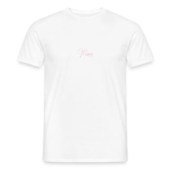 Expectant Mom 2023 Announce Pregnancy - Men's T-Shirt - white - Front - AI Model Male 178 dark (178cm)