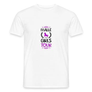 Malle Einhorn Mallorca Girls Tour - Männer T-Shirt - Weiß - Vorne - AI Model Male 178 dark (178cm)
