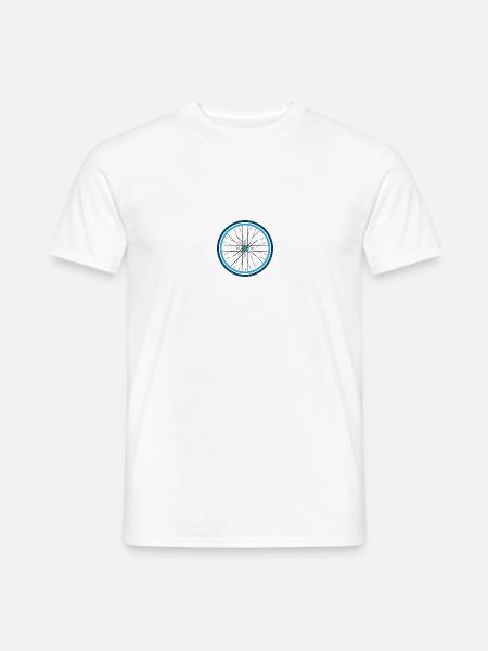 Fahrrad - Männer T-Shirt - Weiß