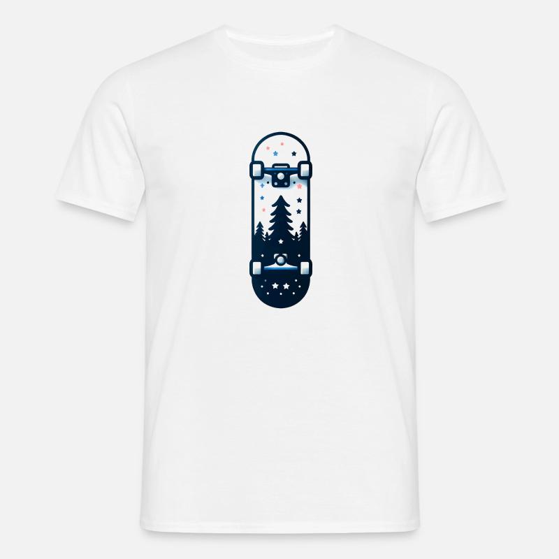 Skateboard - Men's T-Shirt - white