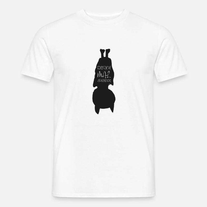 einfach mal abhängen - Männer T-Shirt - Weiß