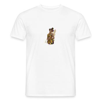Ghana Ghanaian Flag Woman Princess I Gift - Men's T-Shirt - white - Front - AI Model Male 178 dark (178cm)