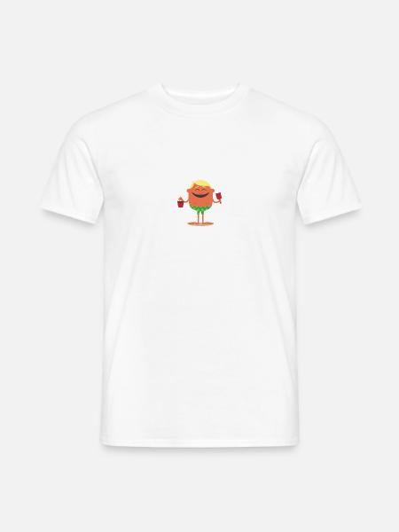 Sommer - Männer T-Shirt - Weiß