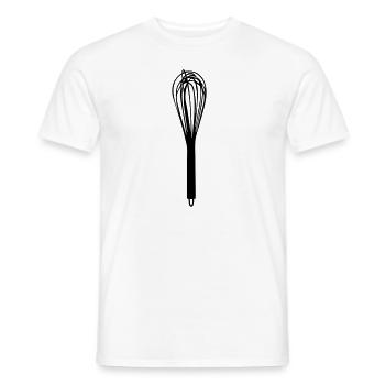 Schneebesen - Männer T-Shirt - Weiß - Vorne - AI Model Male 178 dark (178cm)