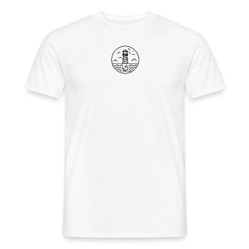 Leuchtturm -Heiligenhafen- - Männer T-Shirt - Weiß - Vorne - AI Model Male 178 dark (178cm)