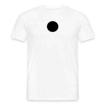 Circle, Ball (cheap!) - Men's T-Shirt - white - Front - AI Model Male 178 dark (178cm)